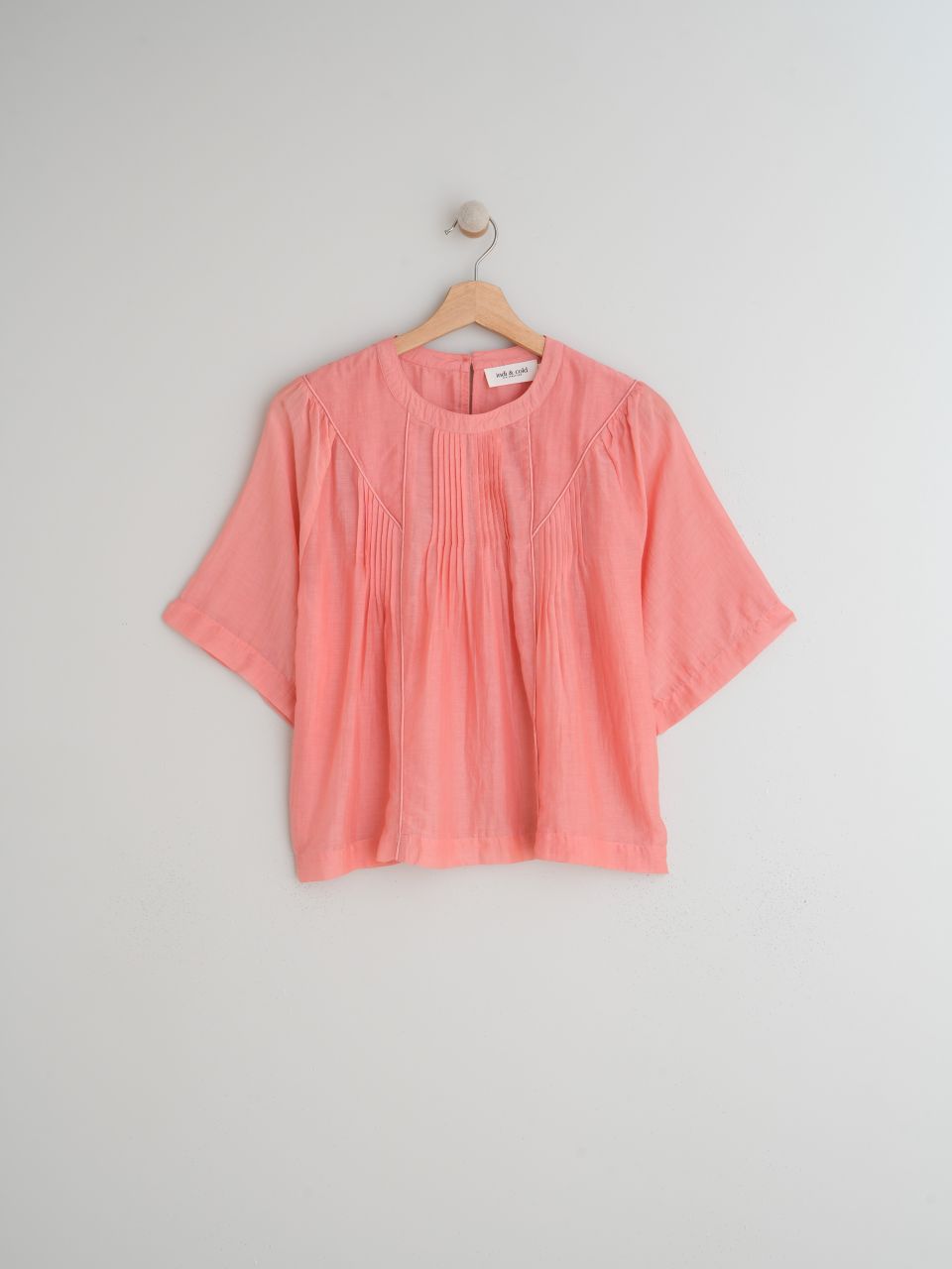 Indi & Cold - Fluorescent Pleated Blouse -