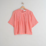 Indi & Cold - Fluorescent Pleated Blouse -