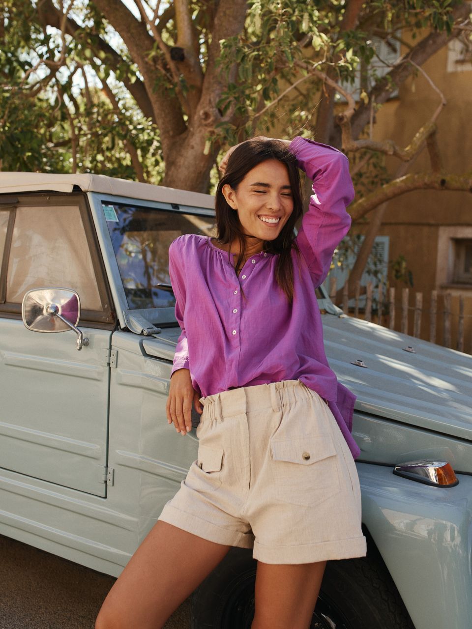 Linen Shorts-Indi & Cold-Sattva Boutique