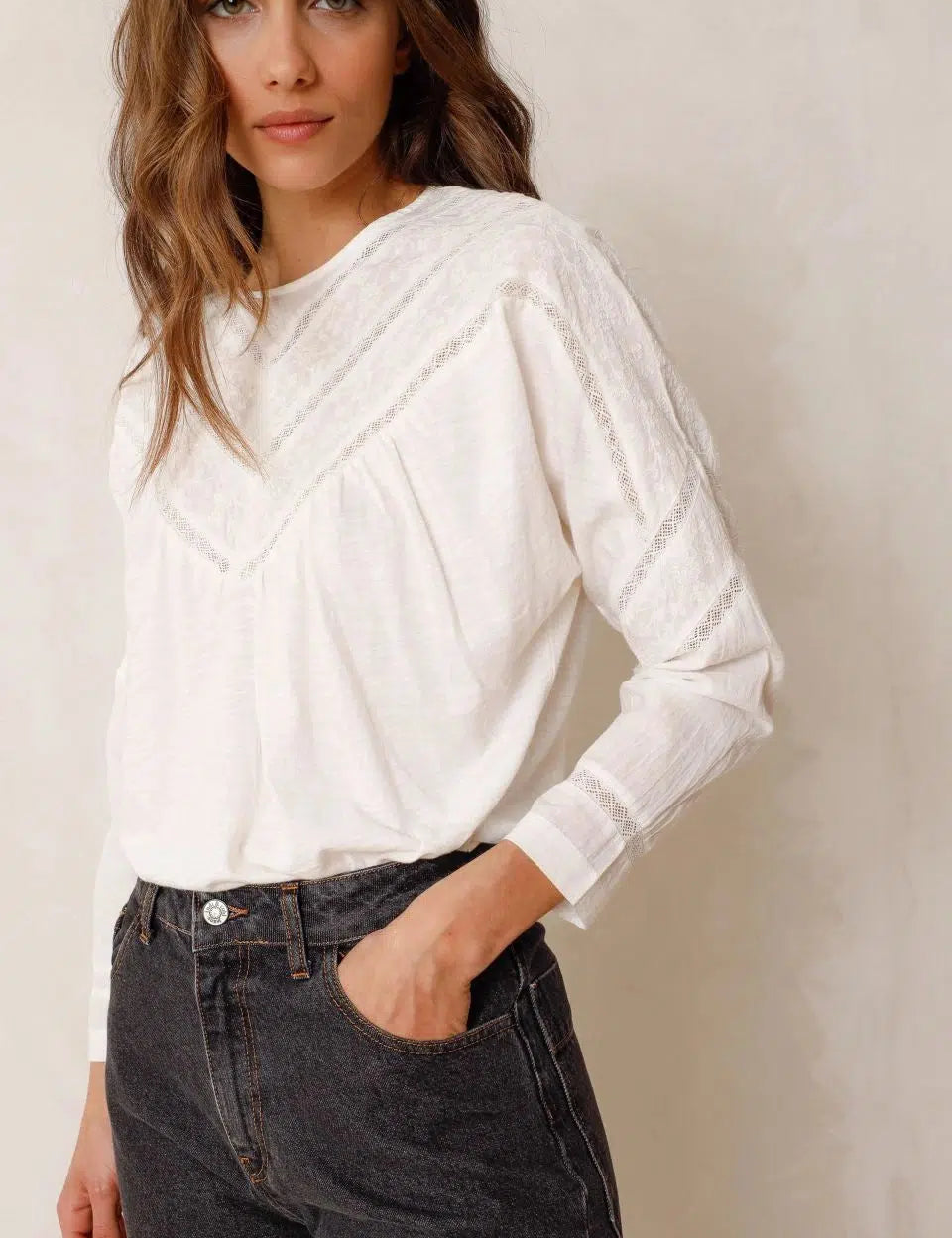 Indi & Cold - Romantic Detail Blouse -