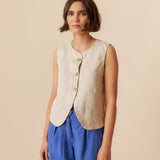 Linen Vest