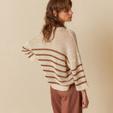 Two Toned Striped Sweater