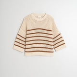 Two Toned Striped Sweater