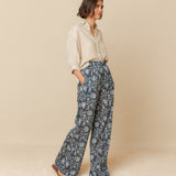 Floral Wide Leg Trousers