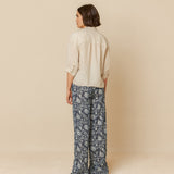 Floral Wide Leg Trousers