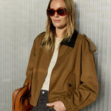Indi & Cold - Lyocell Bomber Jacket -
