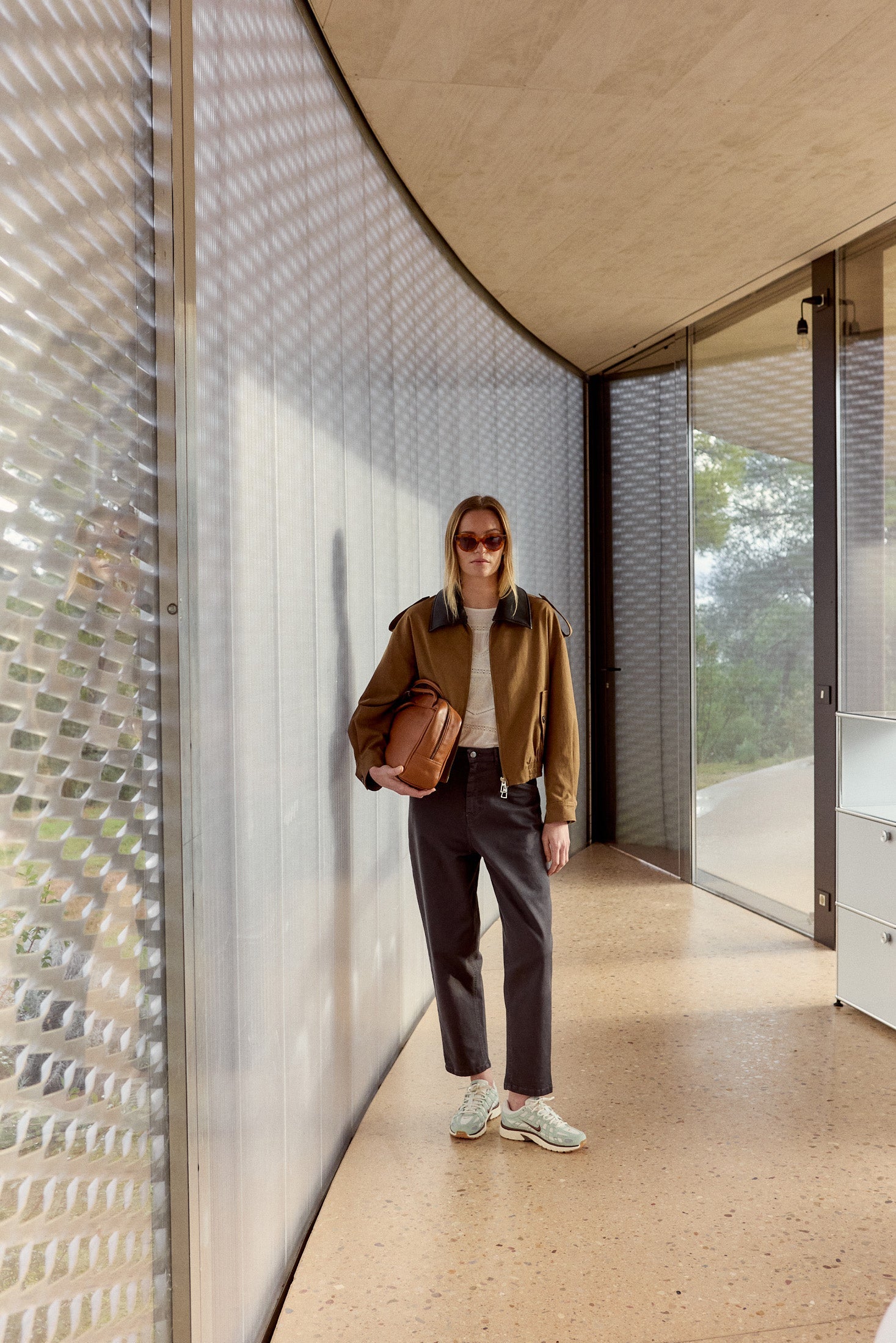 Indi & Cold - Lyocell Bomber Jacket -