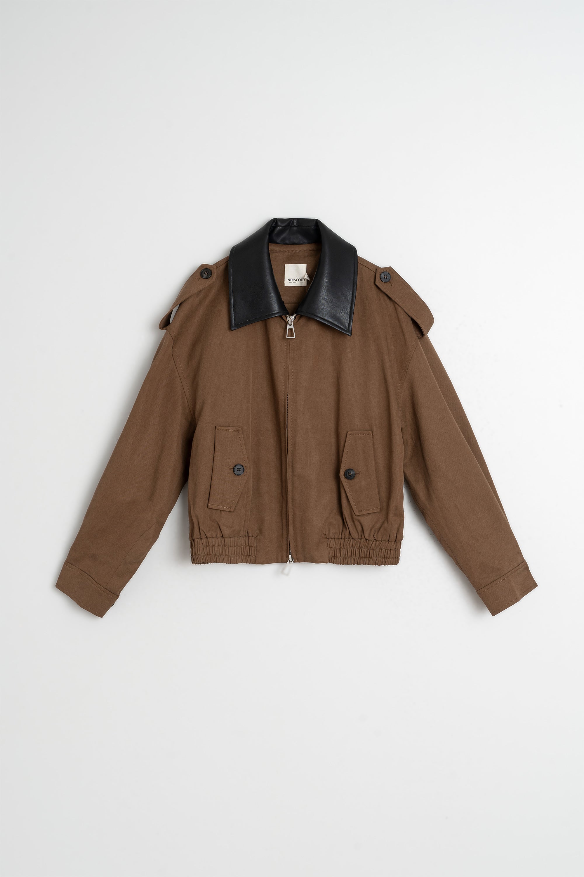 Indi & Cold - Lyocell Bomber Jacket -