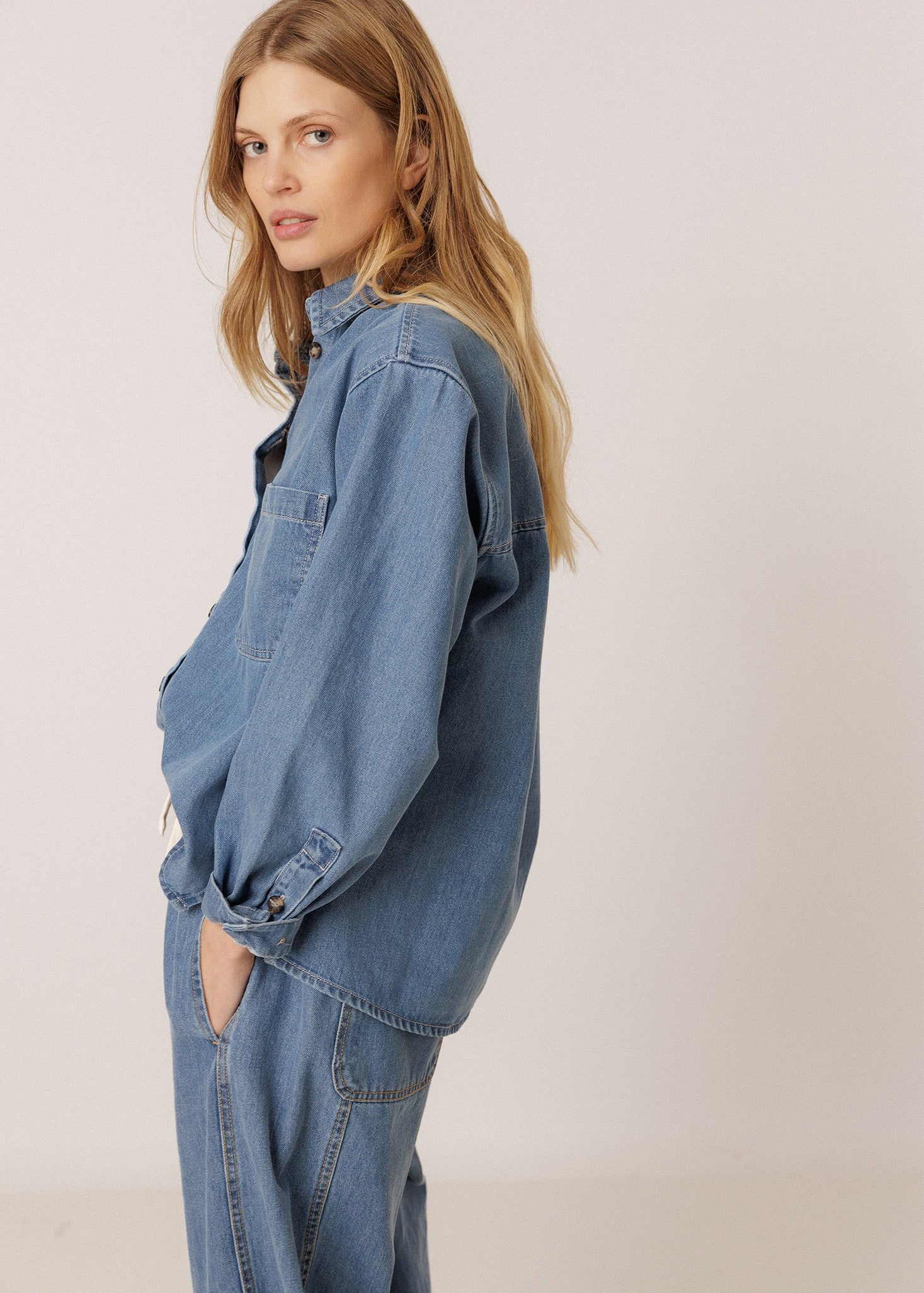 Indi & Cold - Denim Shirt -