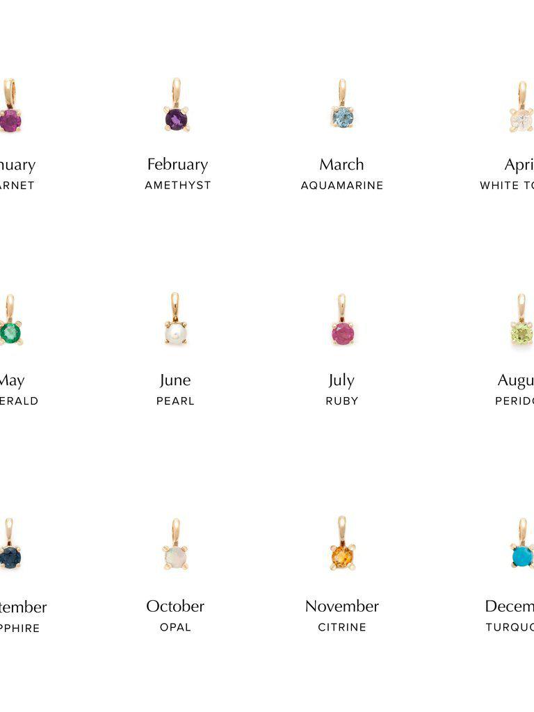 Birthstone Necklace | November-Leah Alexandra-Sattva Boutique