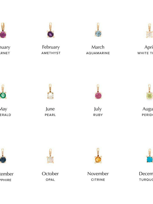 Birthstone Necklace | December-Leah Alexandra-Sattva Boutique