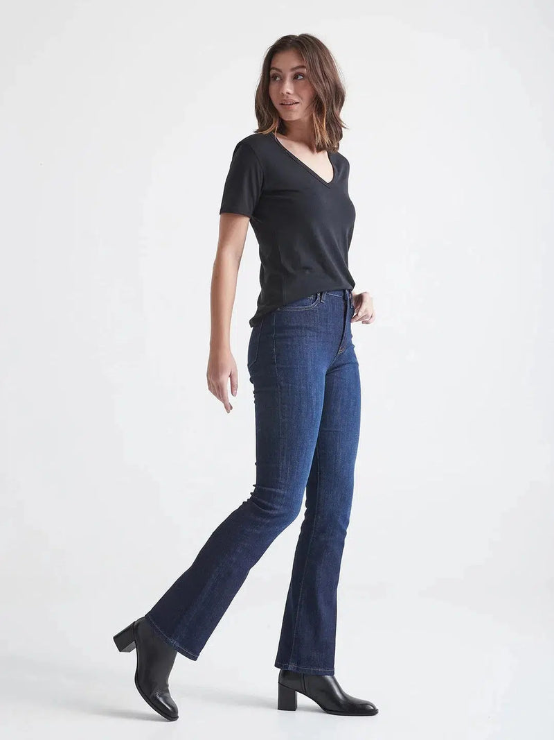 High Rise Bootcut Dark Stone-Duer-Sattva Boutique