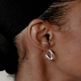 Wolf Circus - Abbie Hoops Large Silver -