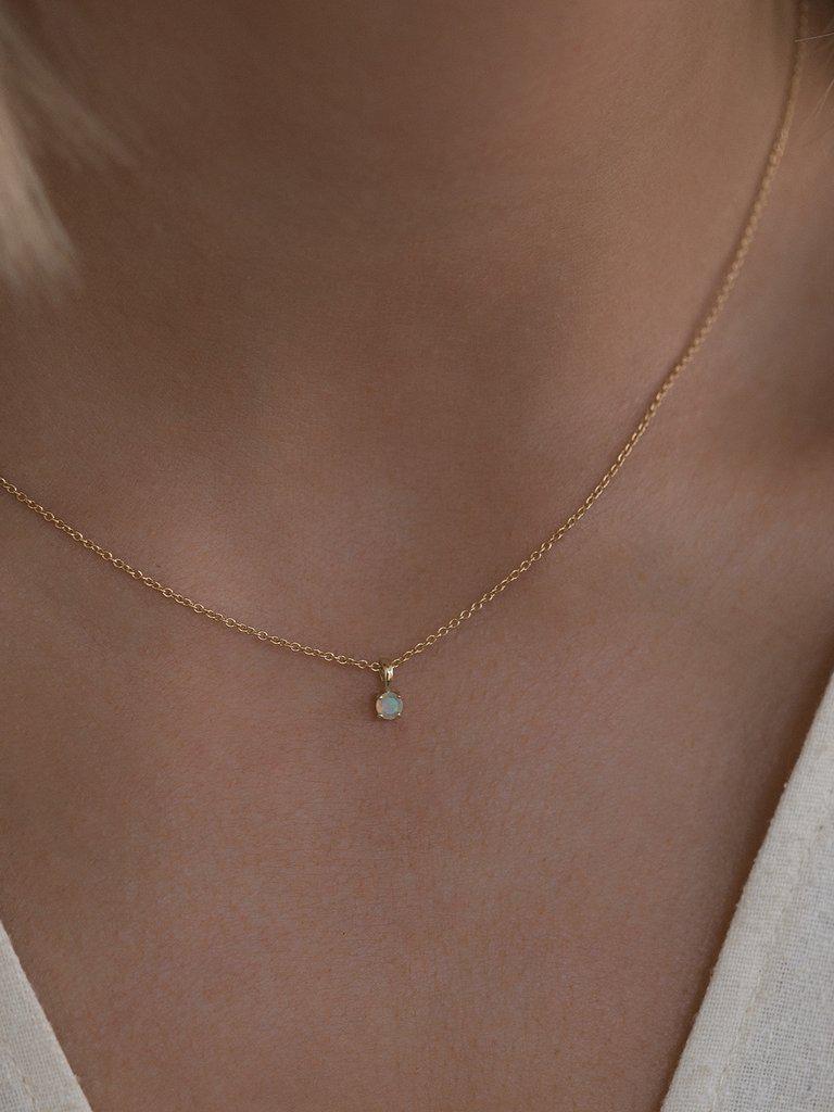 Birthstone Necklace | January-Leah Alexandra-Sattva Boutique