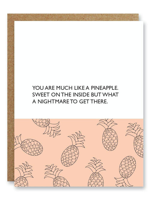 Like A Pineapple Card (Funny)-Boo to You-Sattva Boutique