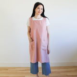 Sattva by Sarah - Cross Back Linen Apron -