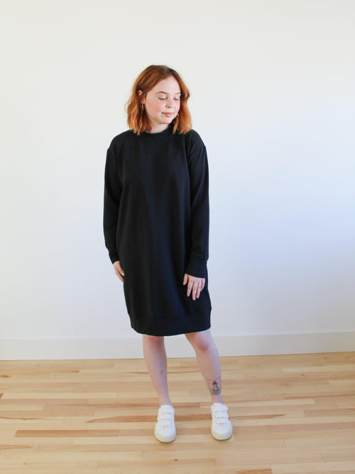 Sweatshirt Dress-Sattva by Sarah-Sattva Boutique