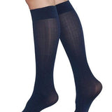 Swedish Stockings - Freja Bio Wool Knee-Highs Navy - Default Title