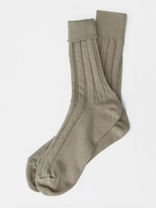 Cable Knit Dress Socks-OKAYOK-Sattva Boutique
