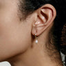Wolf Circus - Pearl Hoops Small Gold - Gold