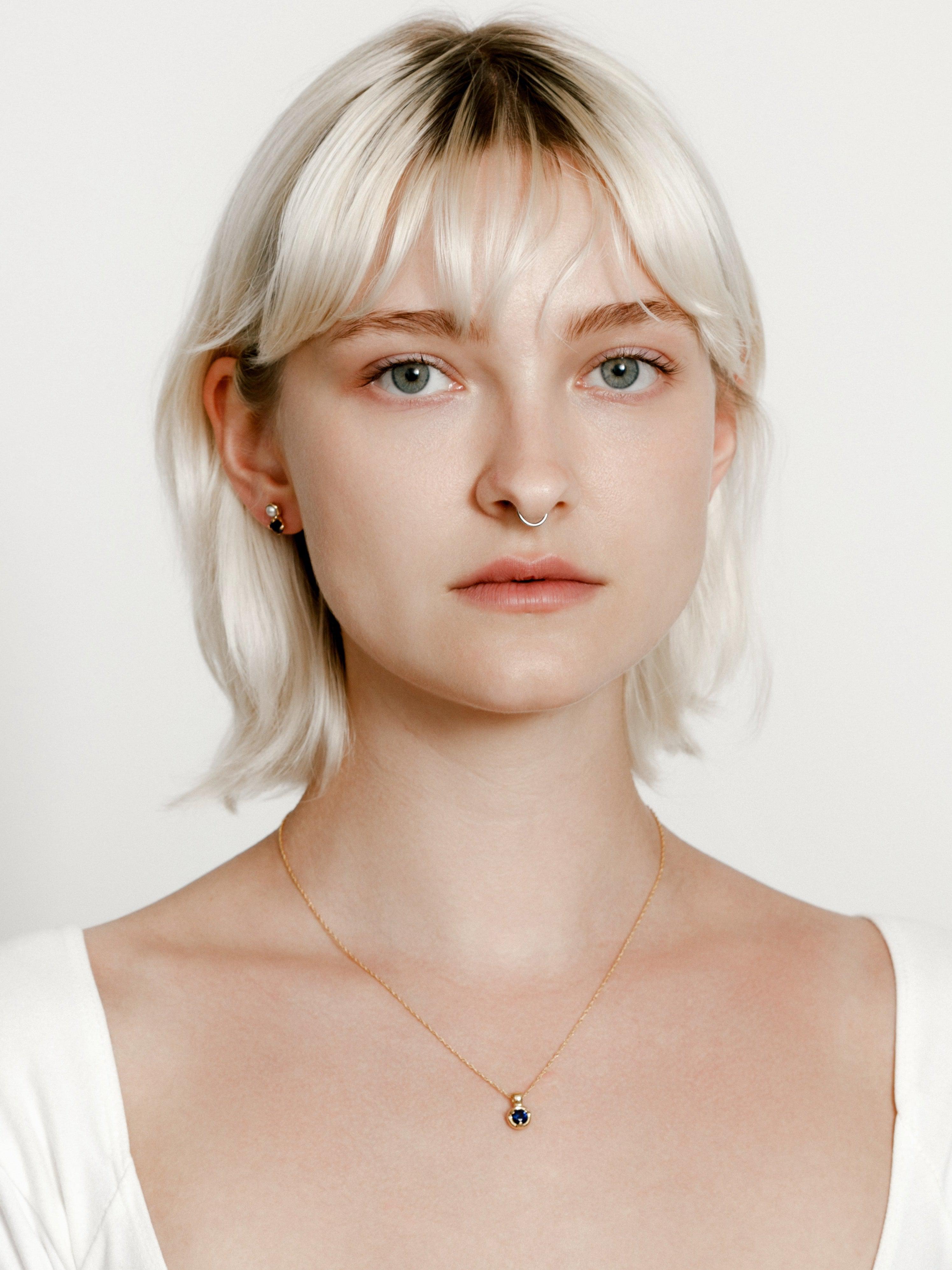 Wolf Circus - Nina Necklace - Gold Blue