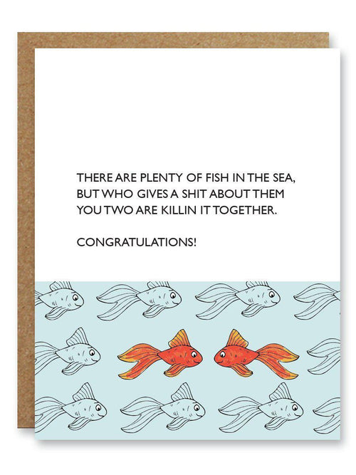 Plenty of Fish Card (Congratulations)-Boo to You-Sattva Boutique