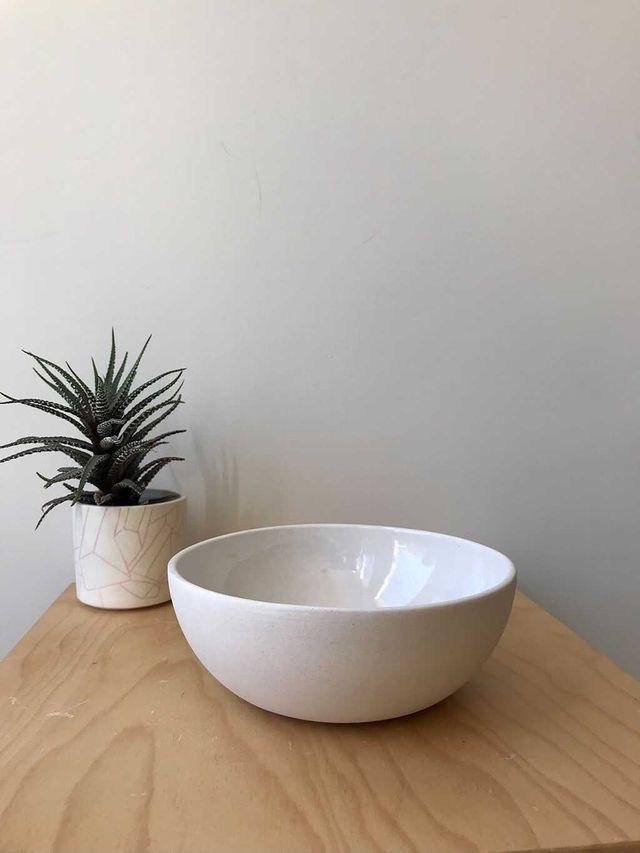 Sharing Bowl (Large) White-BARTER-Sattva Boutique