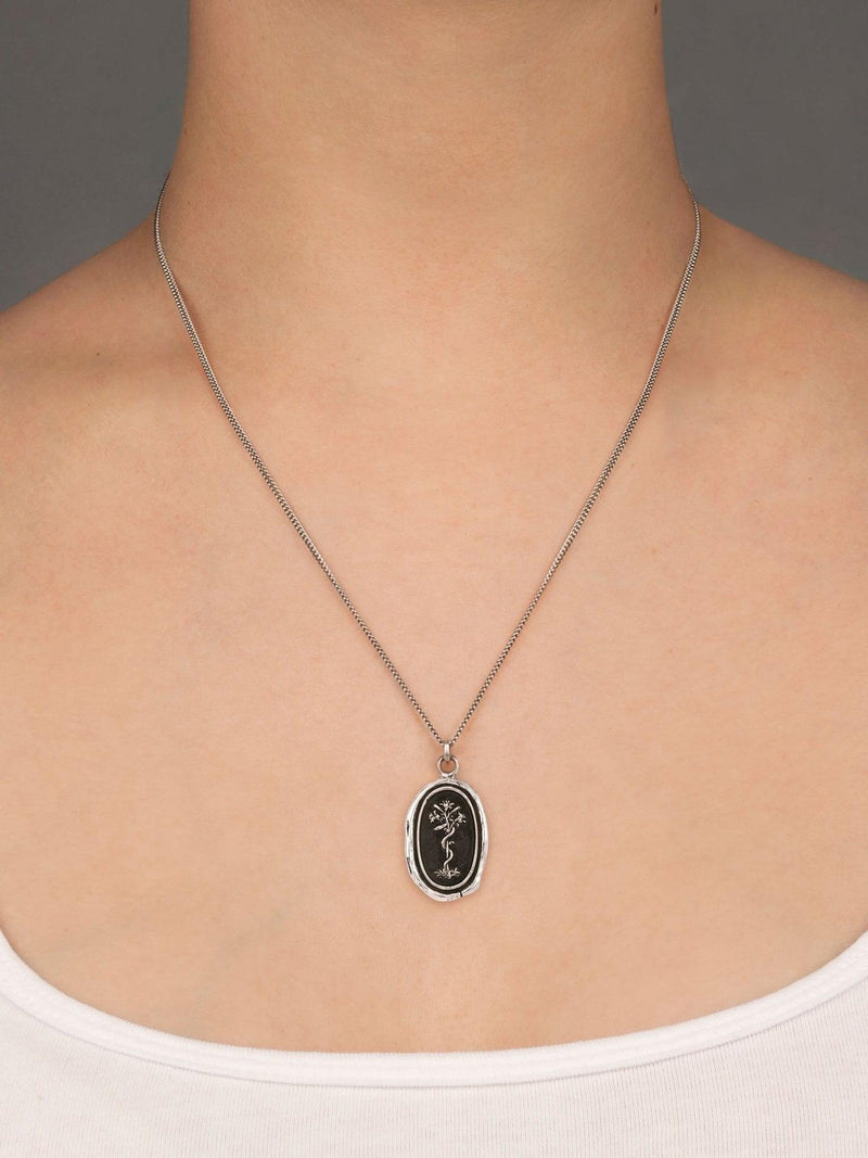 Heal From Within Necklace Silver-Pyrrha-Sattva Boutique