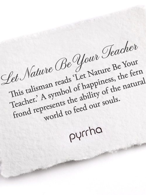 Let Nature Be Your Teacher Necklace-Pyrrha-Sattva Boutique