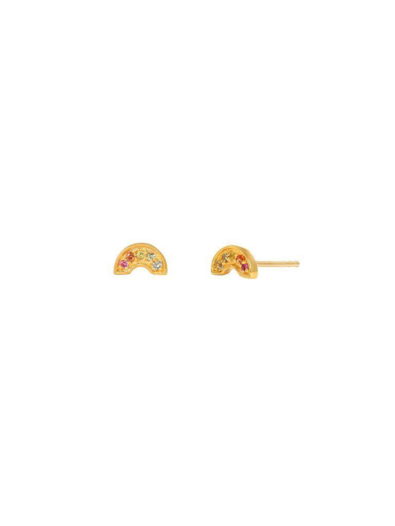 Leah Alexandra - Rainbow Pave Studs -