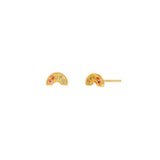 Leah Alexandra - Rainbow Pave Studs -
