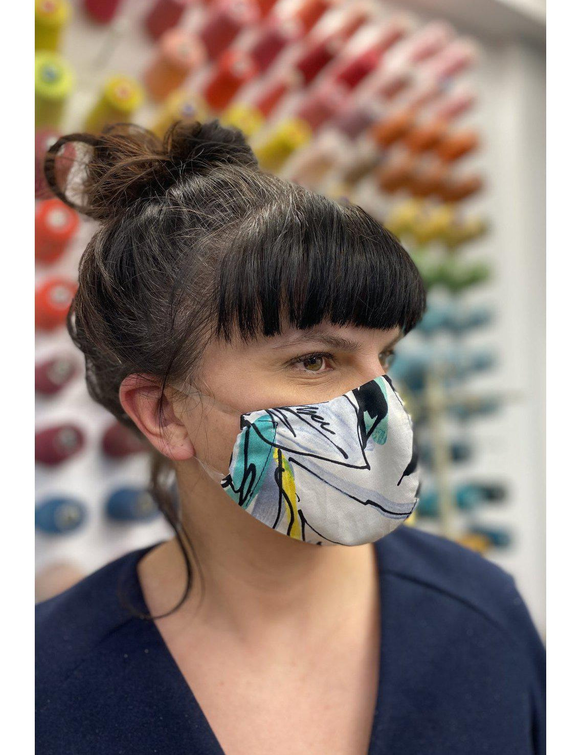 BODYBAG - Face Mask Flower Grafitti -