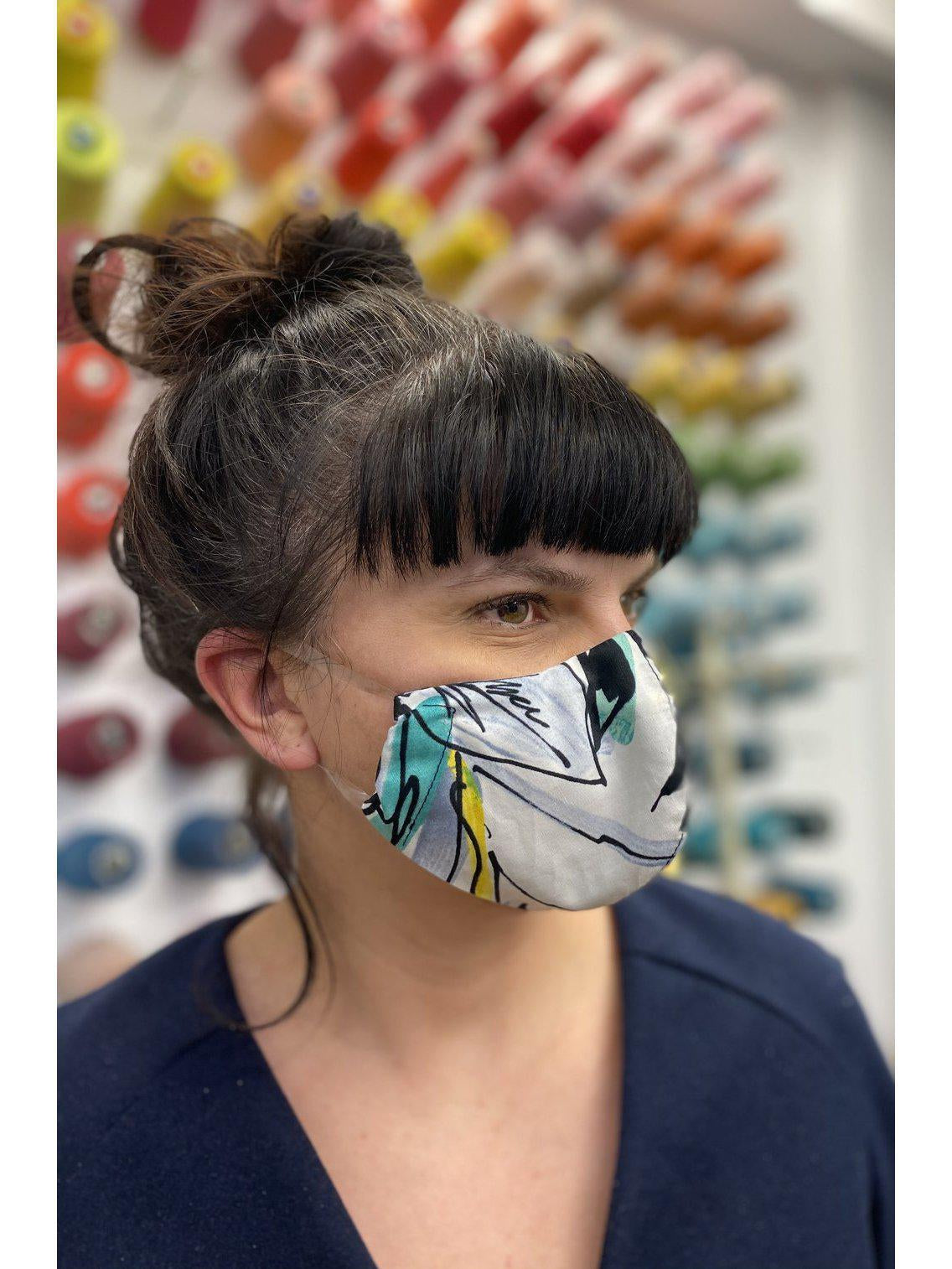 BODYBAG - Face Mask Flower Grafitti -