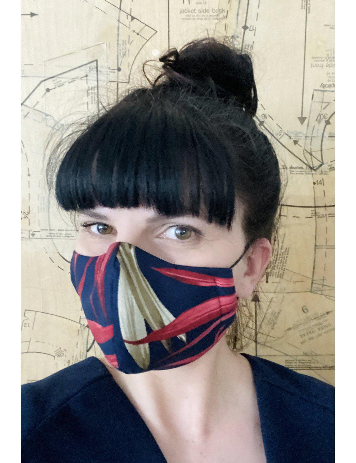 BODYBAG - Face Mask Tropical Navy - Default Title