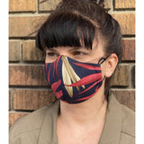 BODYBAG - Face Mask Tropical Navy -