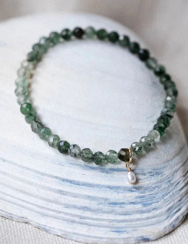 Social Mini Bracelet Green Apatite-Leah Alexandra-Sattva Boutique