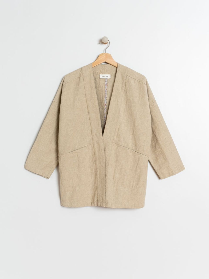 Open Linen Jacket-Indi & Cold-Sattva Boutique
